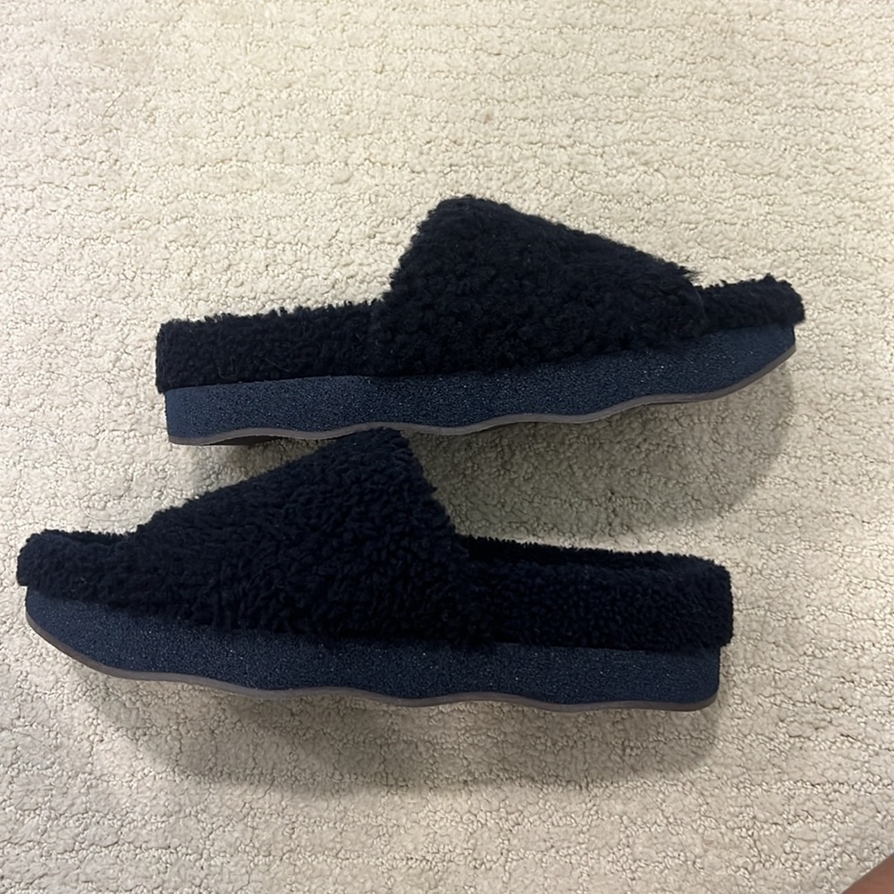Chloe Wavy Shearling Slides NEW Size 40 - Picture 6 of 7